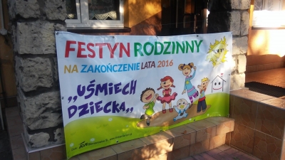 Podsumowanie Festynu Rodzinnego na pożegnanie lata  „Uśmiech dziecka”.